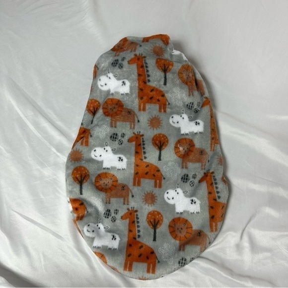Nwt Elements of Style Animal Print Plush Swaddle 0 - 3 months - Picture 4 of 5